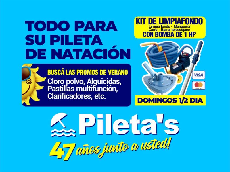TODO PARA SU PILETA DE NATACIÓN