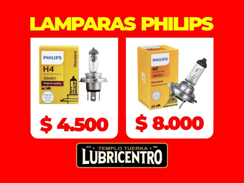 LAMPARAS PHILIPS