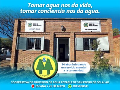 Cooperativa de provisión de agua potable de San Pedro de Colalao