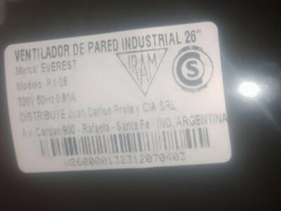 Vendo ventilador industrial