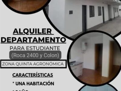 Alquiler Departamento para Estudiante