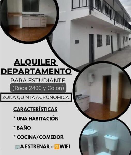 Alquiler Departamento para Estudiante
