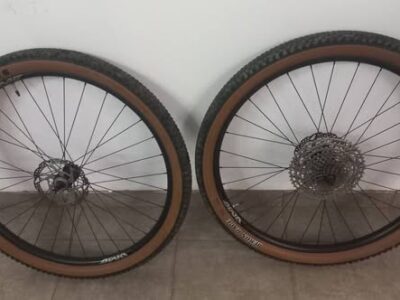 Vendo par de ruedas 29 de 9 mm de eje