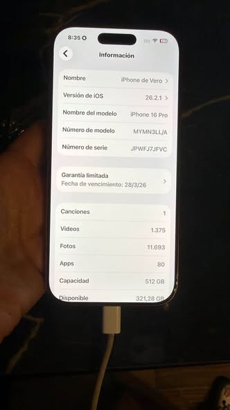 Iphone 16 Pro 512 GB Igual a Nuevo