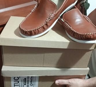 Mocasines náuticos cuero vacuno legítimo