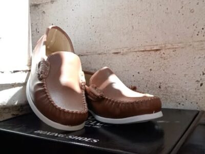 Mocasines náuticos cuero vacuno legítimo