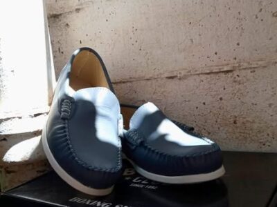 Mocasines náuticos cuero vacuno legítimo