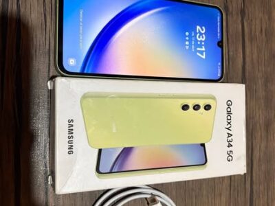 Samsung A34 5g caja + cable
