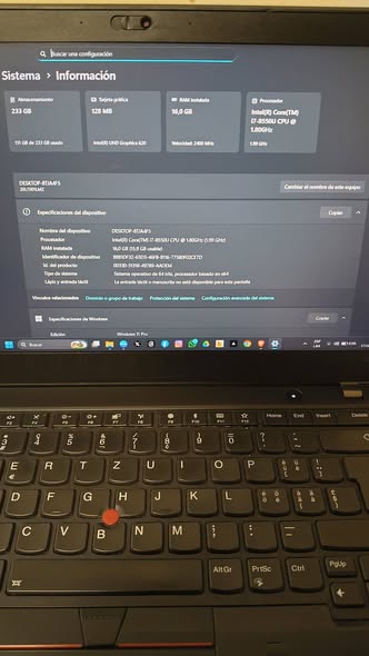 Vendo Notebook Lenovo ThinkPad T480s