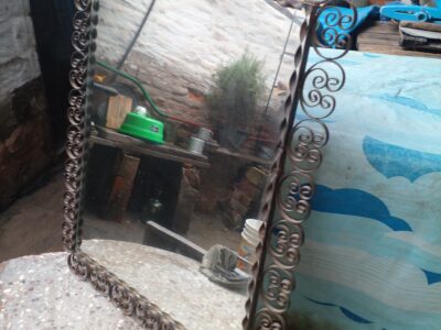 Espejo de metal Antiguo