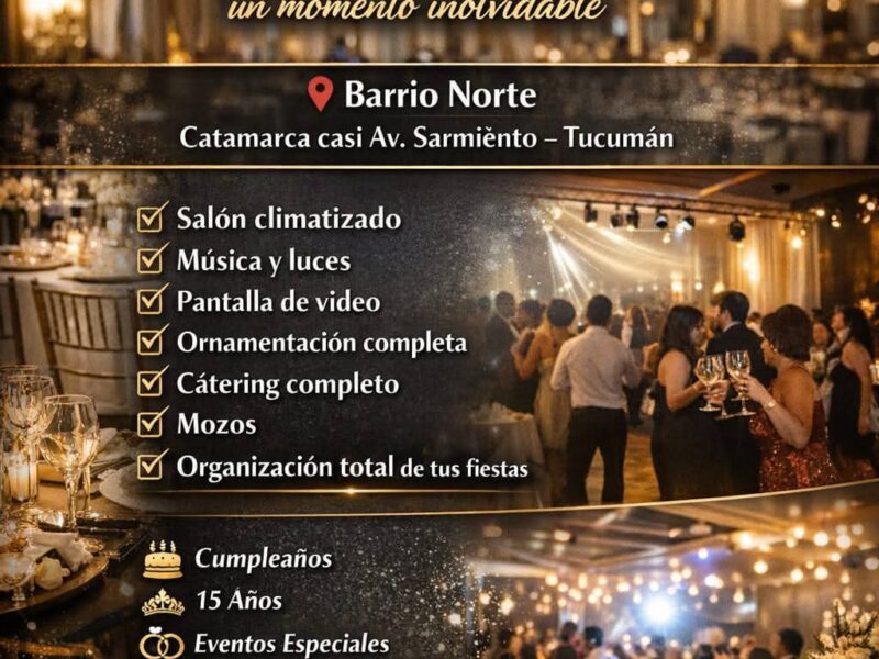 Salón de fiestas y cátering