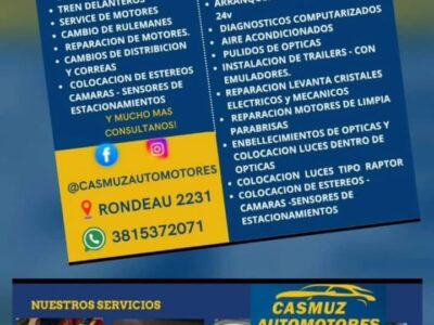 Casmuz Automotores Mecanica Integral Electricidad del Automotor