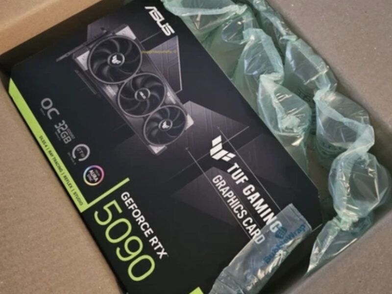 Tarjeta gráfica ASUS GEFORCE RTX 5090 TUF Gaming 32GB GDDR7 OC EDITION, sellada de fábrica.
