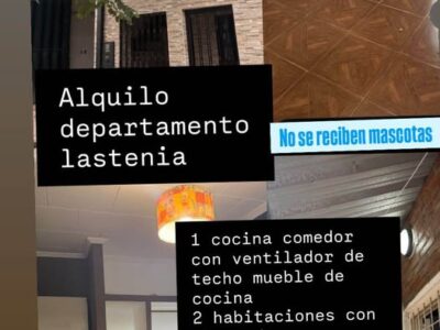 Alquilo depto en zona Lastenia
