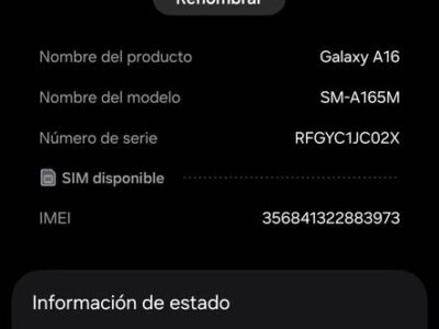 VENDO SANSUNG A16