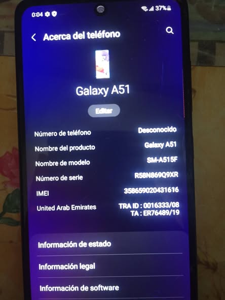 Samsung Galaxy A51