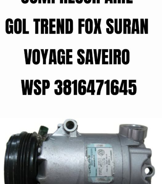 COMPRESOR DE AIRE SURAN / FOX / GOL TREND / SAVEIRO / VOYAGE / ETC