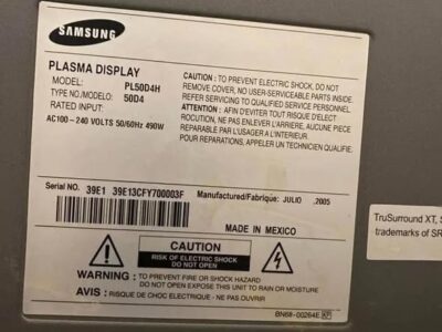 Vendo TV Samsung 50 pulgadas