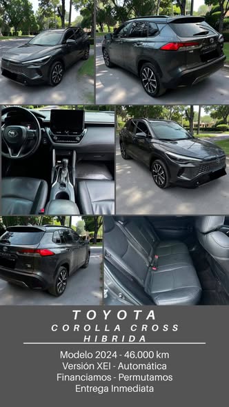 TOYOTA COROLLA CROSS 1.8 XEI AUTOMATICA HYBRIDA AÑO 2024