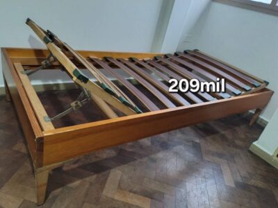 Canapé de madera maciza 90x100
