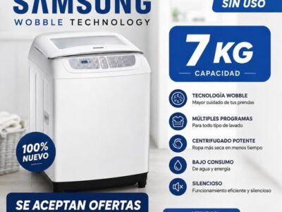 Lavarropas Samsung de 7 kg