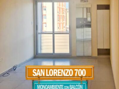 Monoambiente en alquiler Barrio Sur San Lorenzo 700
