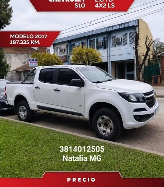 CHEVROLET S10 2.8 TD 4X2 LS MODELO 2017