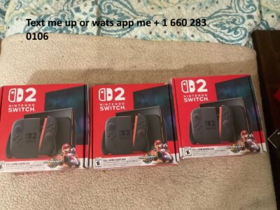 Brand New Apple iphone 17 pro max , nintendo switch 2 vSeebox 6 plus