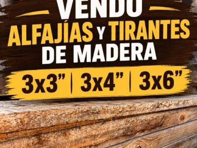 Alfajias y tirantes de madera