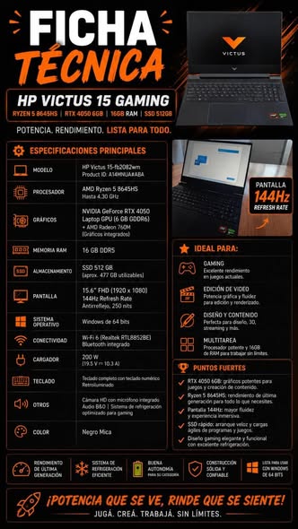 notebook hp victus 15 gaming