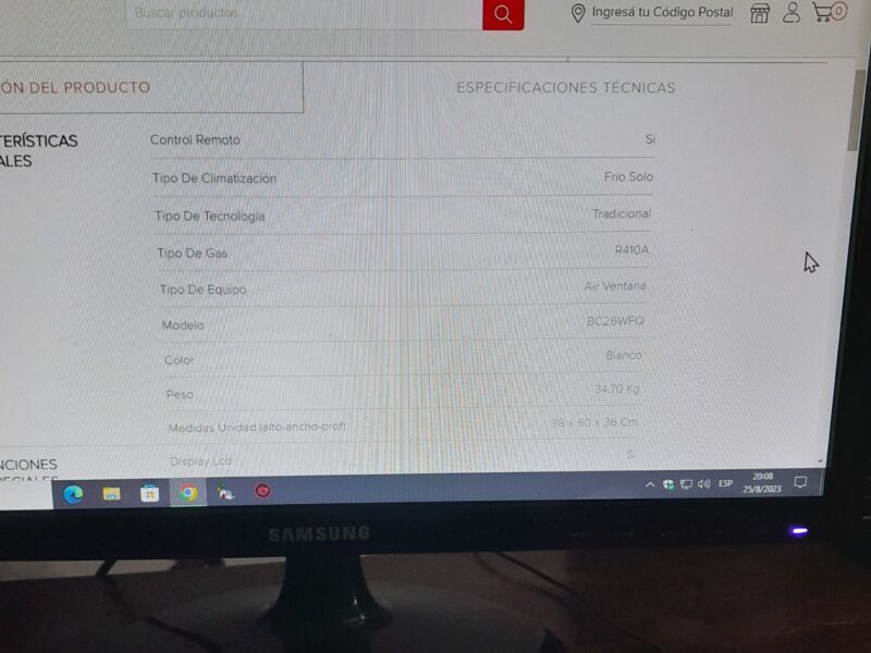VENDO AIRE ACONDICIONADO
